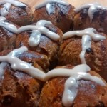 Whole wheat hot crossed buns