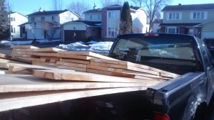 Nearly 300bf of white pine ready to be converted to supers