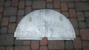 Rear segment cut to shape - ready for the tabs to be cut.