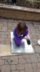 Minion 1 at work - safety glasses check... footwear?