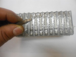 A set of power drive bits make installing and removing screws easy