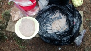 Dough rolled out ready for cinnamon and sugar