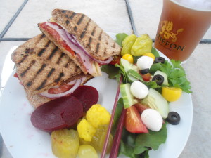 Panini on Whole Wheat Flatbread