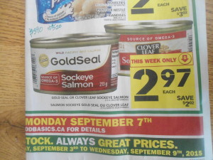 The pricey alternative - already canned salmon 