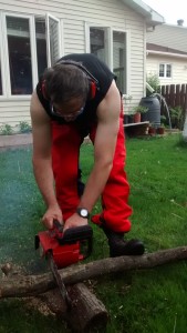 The small chainsaw - sized right for many jobs