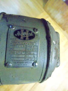 Motor Tag - Hobart C210 Stand Mixer