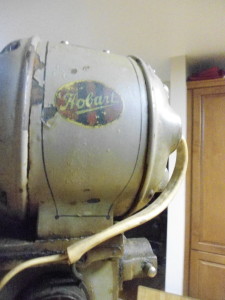 Hobart Sticker on C210 Stand Mixer Motor