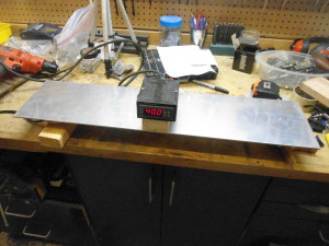 Heat mat under construction