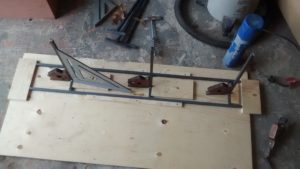 Plywood Welding Jig for table legs